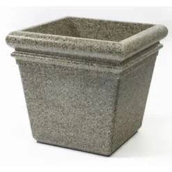 Commercial Zone StoneTec Series Square Planter Box Aspen