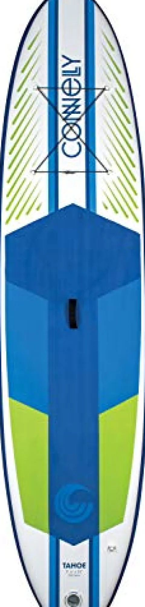 Connelly Tahoe Inflatable SUP 11’6″ Package with Carbon Paddle, Pump & Bag Blue Green