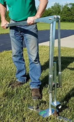 Construction Accessories, Inc. JackJaw 307 Stake Puller Tool for Heavy Metal Stakes Clear