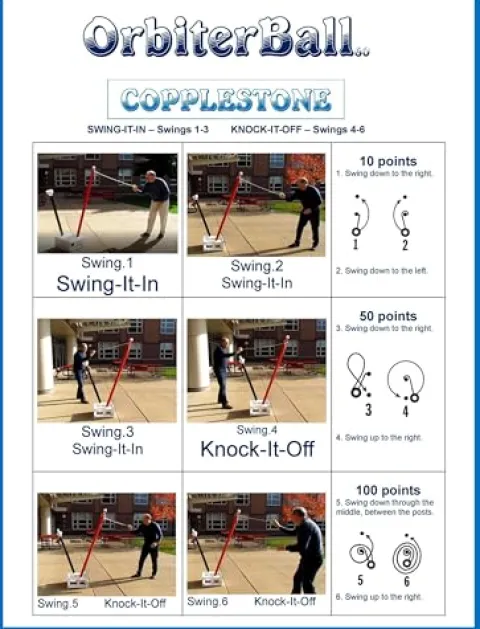 Copplestone Games OrbiterBall 6′ KD White/Gray