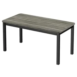 Correll Library Table New England Driftwood Black