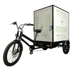 Cozytrikes Electric Box Cargo Bike Black