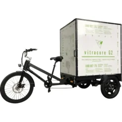 Cozytrikes Electric Box Cargo Bike Black
