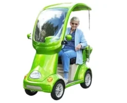 Cozytrikes Electric Golf Cart Scooter with Canopy Green