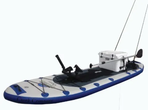 Creek Osprey SUP Inflatable Fishing Stand Up Paddle Board Blue/Grey