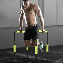 CSDM.AI Portable Dip Station Fitness Parallel Bar Workout Pull Up Dip Stand