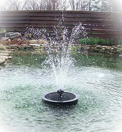 Custom Pro 5200 Floating Fountain Aerator with 5200 GPH Pump and 108 LED White Ring Light