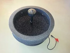 Custom Pro 5200 Floating Fountain Aerator with 5200 GPH Pump and 108 LED White Ring Light