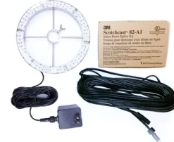 Custom Pro 5200 Floating Fountain Aerator with 5200 GPH Pump and 108 LED White Ring Light