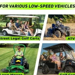 Cxeny 51.2V 150Ah LiFePO4 Golf Cart Battery with 18A Charger & Mobile App