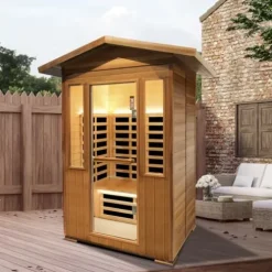 Daleyzay 2 Person Infrared Sauna Natural