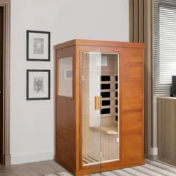 Daleyzay 1 Person Mini Far Infrared Sauna Natural