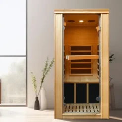 Daleyzay Infrared Home Sauna Box 1 Person Natural