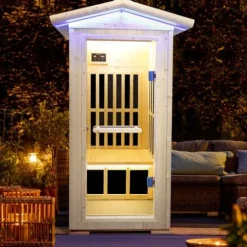 Daleyzay Infrared Home Sauna Box 1 Person Natural