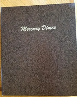 Dansco Coin Album #7123 for Mercury Dimes 1916-1945 Light-Up-17