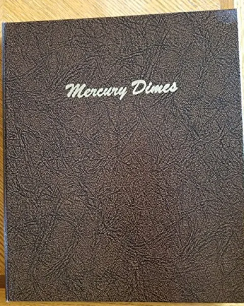 Dansco Coin Album #7123 for Mercury Dimes 1916-1945 Light-Up-17