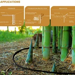 DeepRoot Water Barrier Bamboo Garden Barrier 36″ x 100′ Roll Black