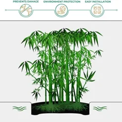 DeepRoot Water Barrier Versatile Bamboo Garden Barrier 36″ x 200′ Roll Black