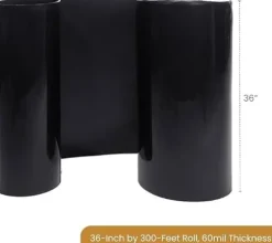 DeepRoot WB 36/60-300 Water/Bamboo Barrier Roll 36” x 300’ 60 Mil Black