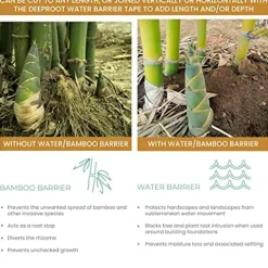 DeepRoot WB 36/60-300 Water/Bamboo Barrier Roll 36” x 300’ 60 Mil Black