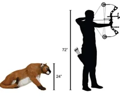 Delta McKenzie 3D Mountain Lion Archery Target Brown