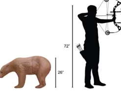 Delta McKenzie Pro 3D Brown Bear Archery Target Multicolor
