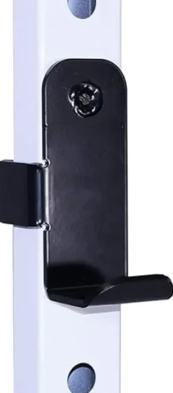 Deltech Fitness Squat Rack with LAT Attachment & 200lb Weight Stack