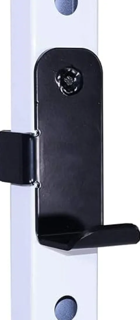 Deltech Fitness Squat Rack with LAT Attachment & 200lb Weight Stack