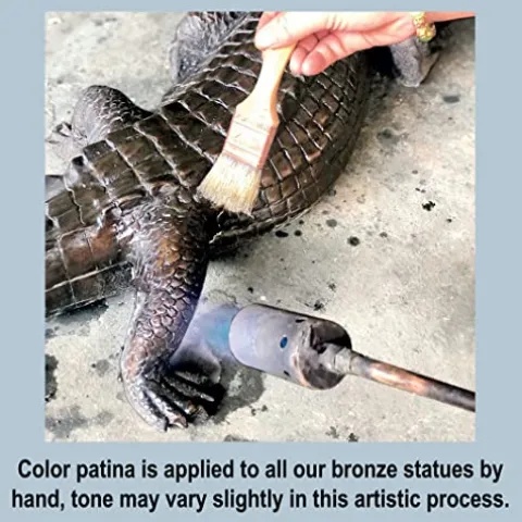 Design Toscano Brittany with a Basket Little Girl Cast Bronze Garden Statue Two Tone Bronze & Verdigris