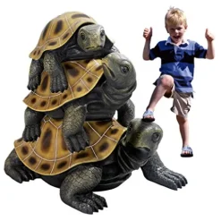 Design Toscano Giant Threes a Crowd Turtle Statue Giant