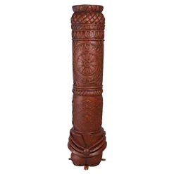 Design Toscano Grand Island Tiki Totem Statue Faux Woodtone Finish