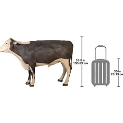 Design Toscano Grand-Scale Hereford Steer Statue Painted