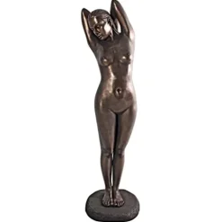 Design Toscano Harmonia Greek Patroness Garden Statue Life-Size 66″ Bronze