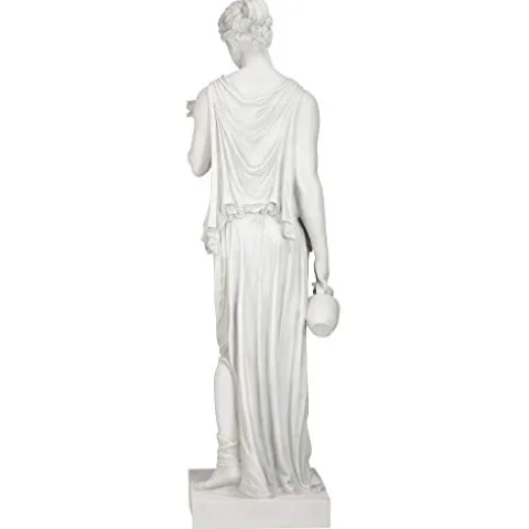 Design Toscano Hebe Greek Woman Garden Statue 62″ Antique Stone