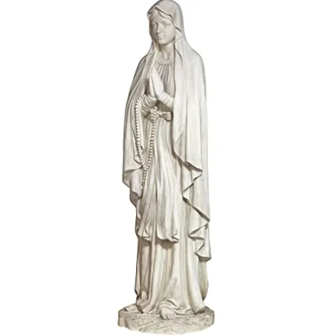 Design Toscano Life Size Blessed Virgin Mary Statue Antique Stone