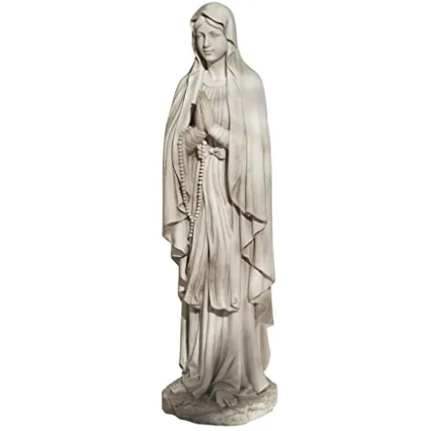 Design Toscano Life Size Blessed Virgin Mary Statue Antique Stone