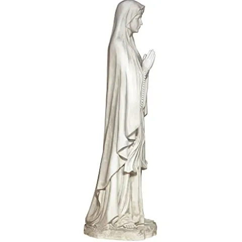 Design Toscano Life Size Blessed Virgin Mary Statue Antique Stone