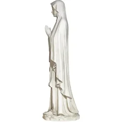 Design Toscano Life Size Blessed Virgin Mary Statue Antique Stone