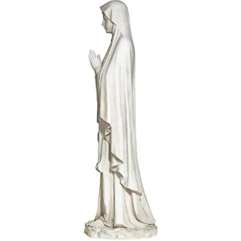 Design Toscano Life Size Blessed Virgin Mary Statue Antique Stone