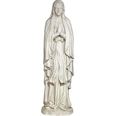 Design Toscano Life Size Blessed Virgin Mary Statue Antique Stone
