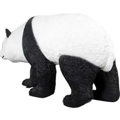 Design Toscano Ling Giant Walking Panda Bear Statue 68″ L x 25.5″ W x 40.5″ H Full Color