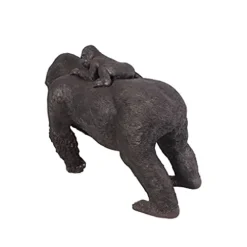 Design Toscano Lowland Gorillas Mother & Child Ape Statues Full Color