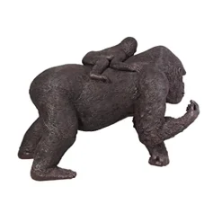 Design Toscano Lowland Gorillas Mother & Child Ape Statues Full Color