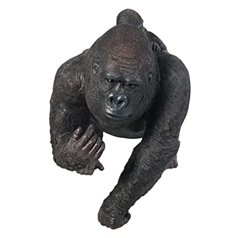 Design Toscano Lowland Gorillas Mother & Child Ape Statues Full Color