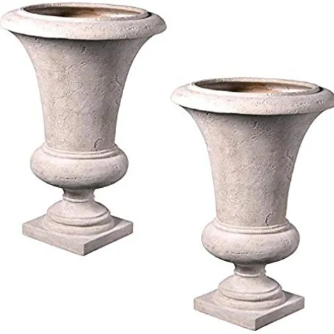 Design Toscano MacBook Pro Planter Urns Large Ivory