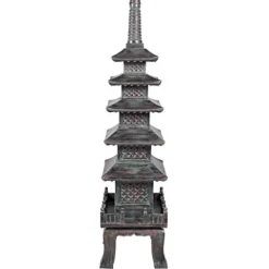 Design Toscano Nara Temple Pagoda Garden Statue 71 Inch Verdigris