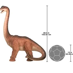 Design Toscano Scaled Jurassic Brachiosaurus Dinosaur Statue Full Color