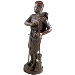 Design Toscano 13th Century Medieval Warrior Soldier Lost Wax Bronze Statue Bronze