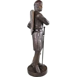 Design Toscano 13th Century Medieval Warrior Soldier Lost Wax Bronze Statue Bronze