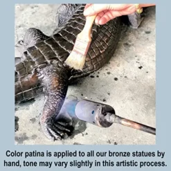 Design Toscano The Fairy Gardener Garden Statue Cast Bronze Two Tone Bronze & Verdigris